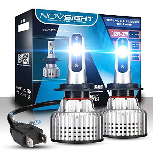 H7 LED Headlight Bulbs Conversion Kit 10,000 LM Extremely Brigh 6500K Xenon White 2 Years Warranty for High Beam Low Beam H7 LED Headlight Bulbs Conversion Kit 10,000 LM Extremely Brigh 6500K Xenon White 2 Years Warranty for High Beam Low Beam